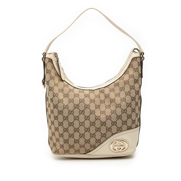 Gucci Handbags - Pre-Loved Gucci GG Canvas New Britt Shoulder Bag